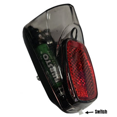 Bicycle Tail Light Rear Light Fender Mudguard LED Light with AAA Battery - TDRMOTO