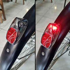 Bicycle Tail Light Rear Light Fender Mudguard LED Light with AAA Battery - TDRMOTO