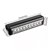 2800LM 4800mAh Super Bright LED Light Bar USB Rechargeable Bicycle Headlight 5 Mode Waterproof - TDRMOTO