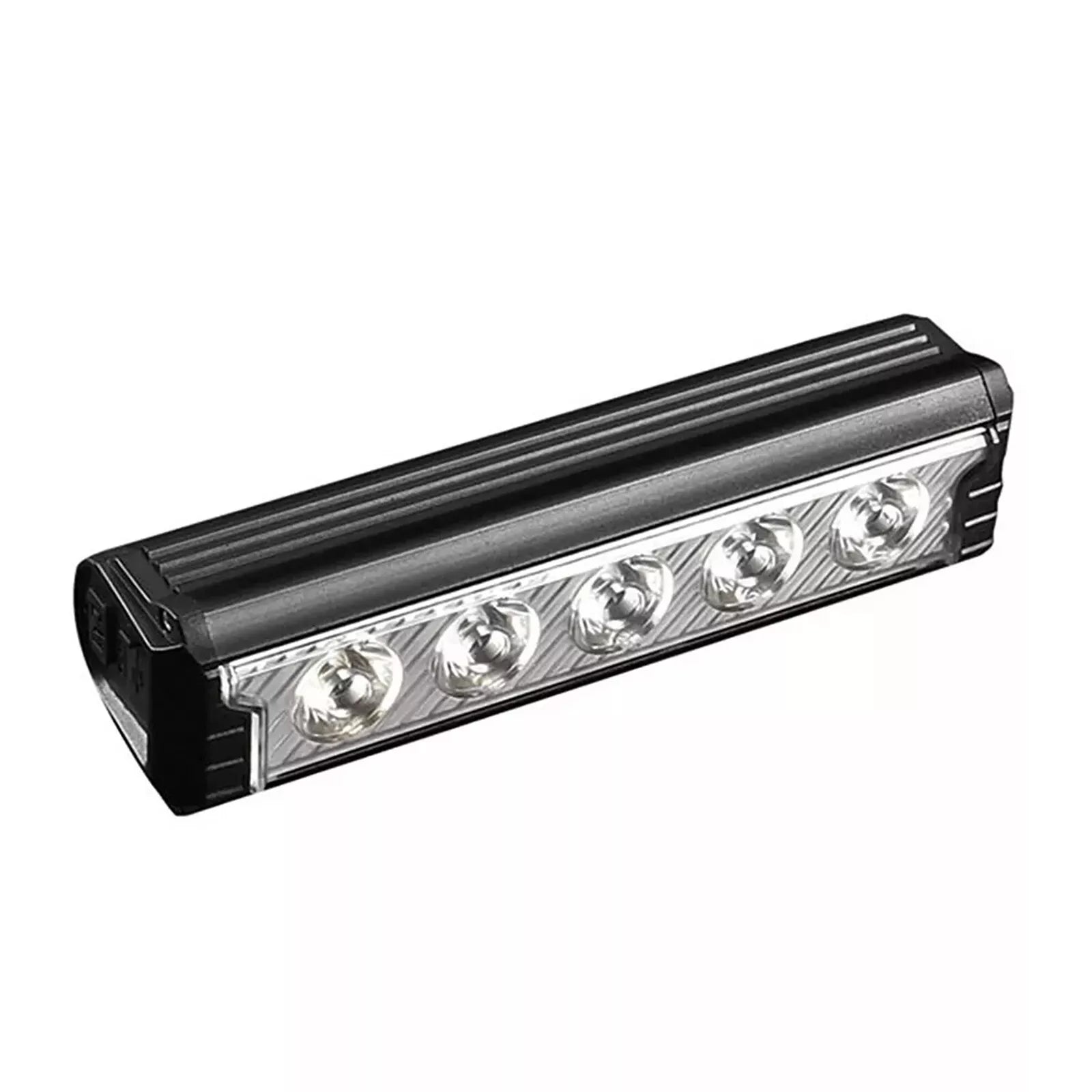 2800LM 6600mAh Super Bright LED Light Bar USB Rechargeable Bicycle Headlight 5 Mode Waterproof - TDRMOTO