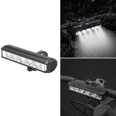 2600LM 8000mAh Rechargeable Bike Lights Bike Front Light Headlight lamp Bar USB Waterproof - TDRMOTO