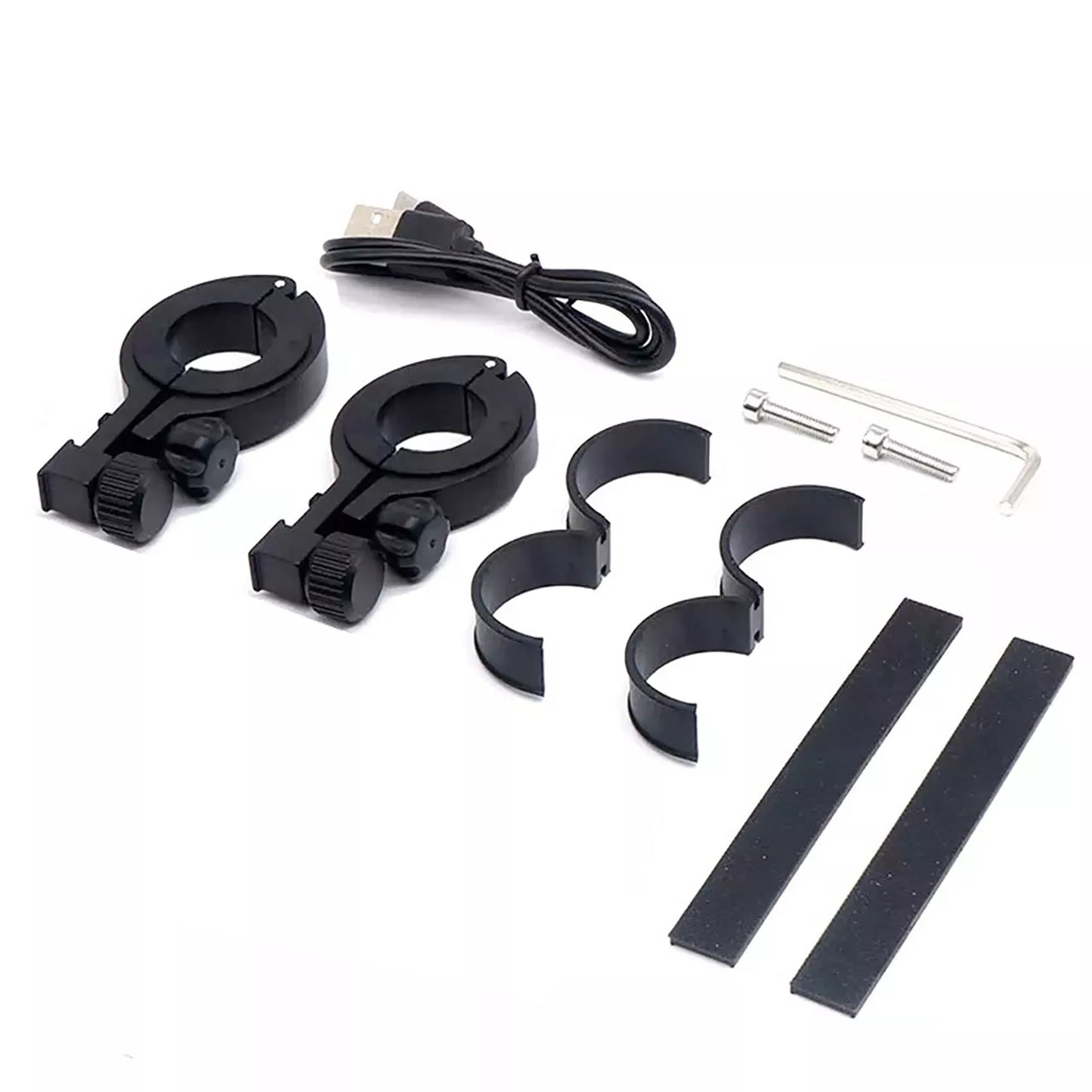 2600LM 8000mAh Rechargeable Bike Lights Bike Front Light Headlight lamp Bar USB Waterproof