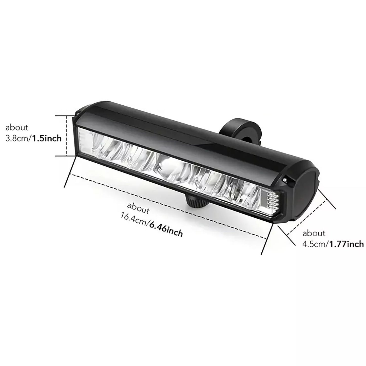 2600LM 8000mAh Rechargeable Bike Lights Bike Front Light Headlight lamp Bar USB Waterproof
