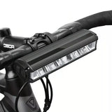2600LM 8000mAh Rechargeable Bike Lights Bike Front Light Headlight lamp Bar USB Waterproof - TDRMOTO