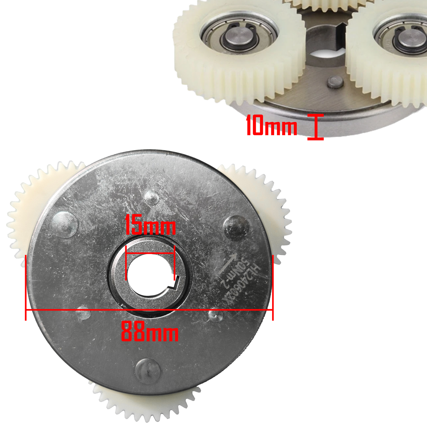 Electric Bicycle 36T Planetary Gears For TDR 500W 750W eBike Kit Front and Rear Hub Motor
