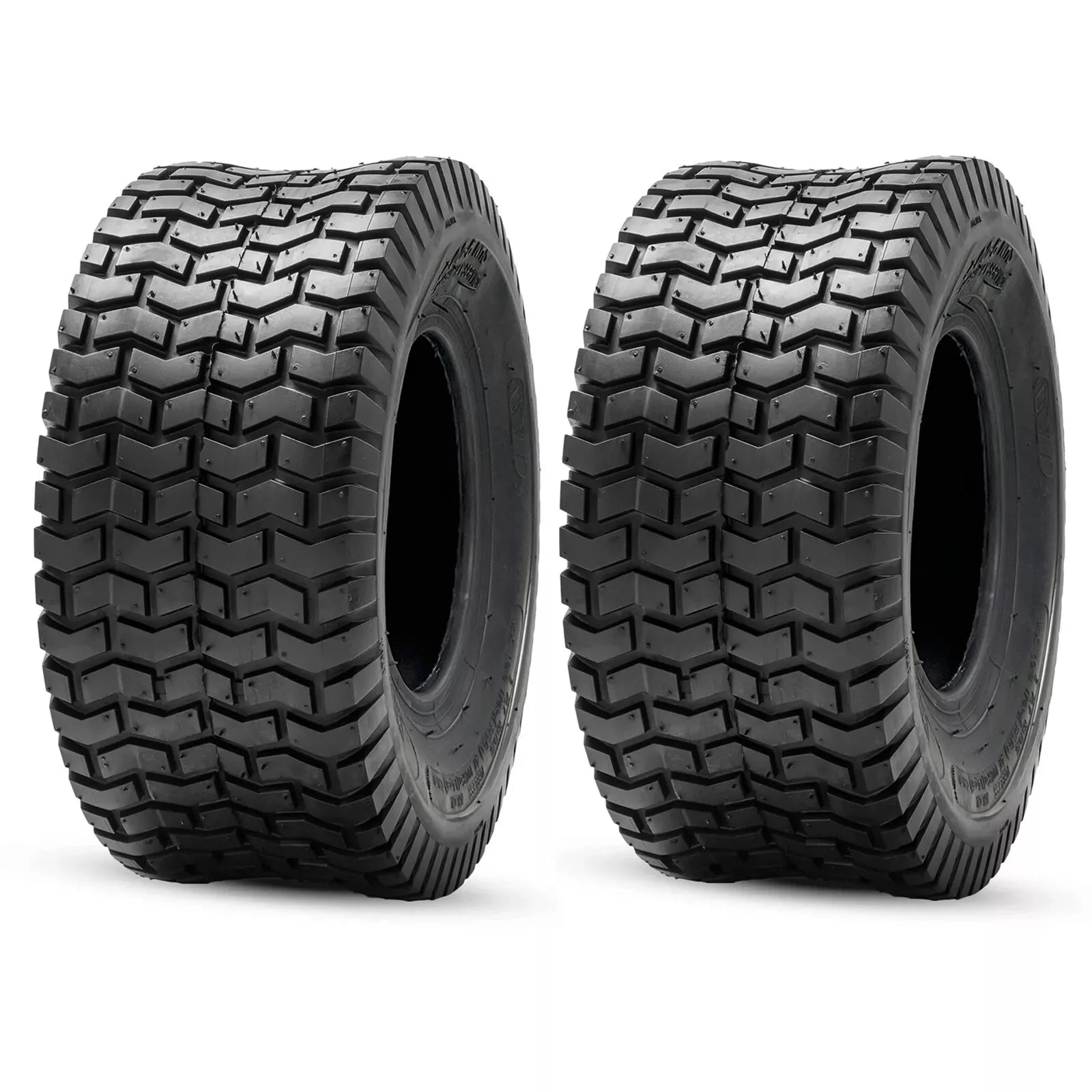 2x Ride on Mower Tyre 2 Ply Turf 15 x 6.00 - 6" inch Commercial Tubeless Tire - TDRMOTO