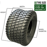 WANDA P332 18X9.50-8 18X9.5-8 8" Turf Tyre 4PLY for Mower Tractor Golf buggy