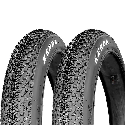 2pcs 26 x 4" Fat Tyres & Tubes For Fat Tyre Bicycle Schrader Valve Snow Bike MTB Bicycle
