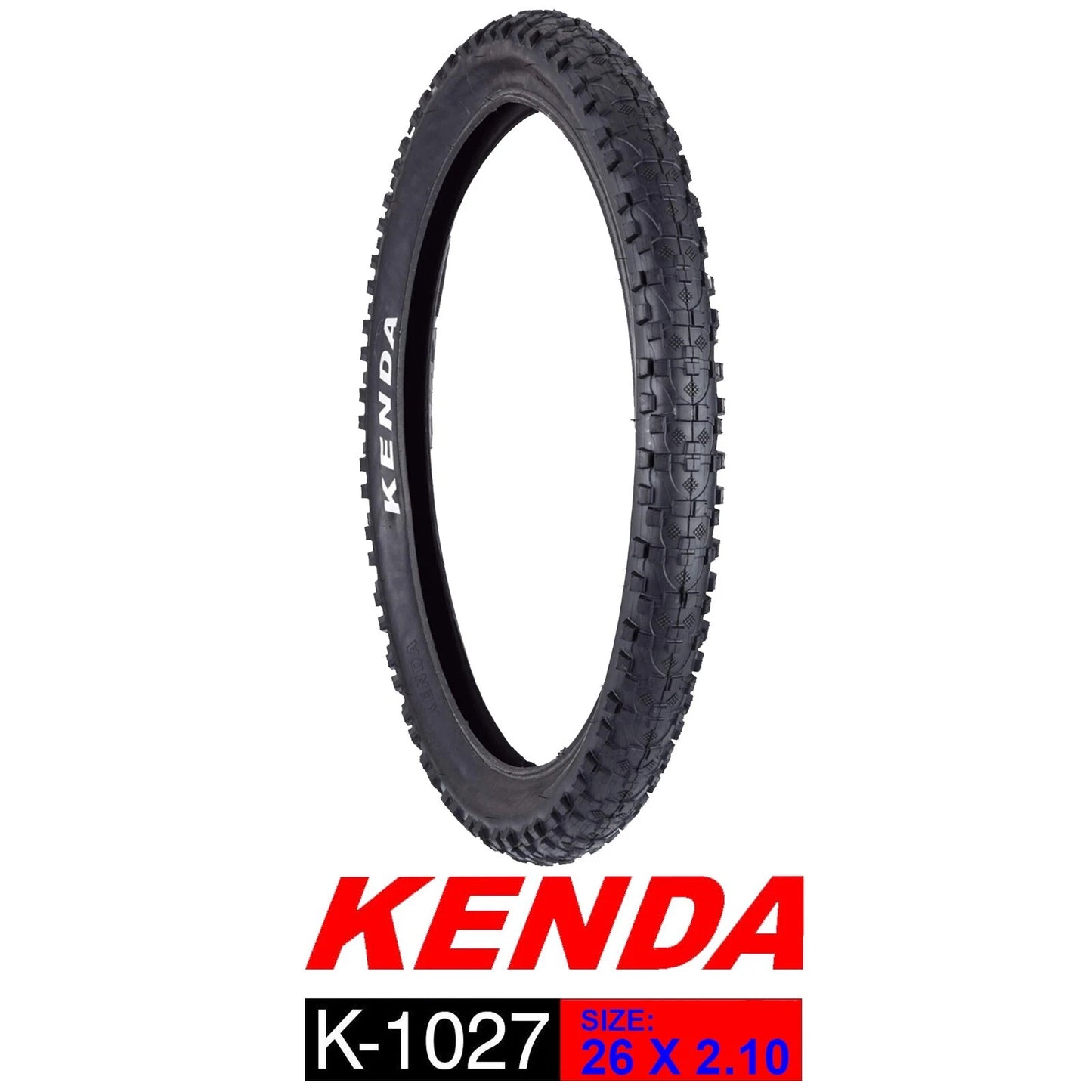 KENDA 26'' Tyre MTB K1027 Kadre 26 x 2.10 Rigid Black KENDA MTB Tire Tyres