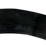 20 x 2.50 inch Rubber Bicycle Bike Kids Schraders Valve (Bent) Inner Tube - TDRMOTO