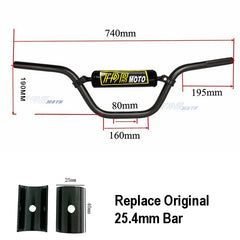 Handlebar + Shim Spacer Kit for Bicycle - TDRMOTO