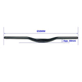 31.8mm Mountain Bike Handlebar MTB Handlebar Cycling Handlebar Riser Bar 650mm - TDRMOTO