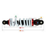980LBS HD 290mm Rear Shock Absorber Shocker Suspension PIT PRO TRAIL DIRT BIKE - TDRMOTO