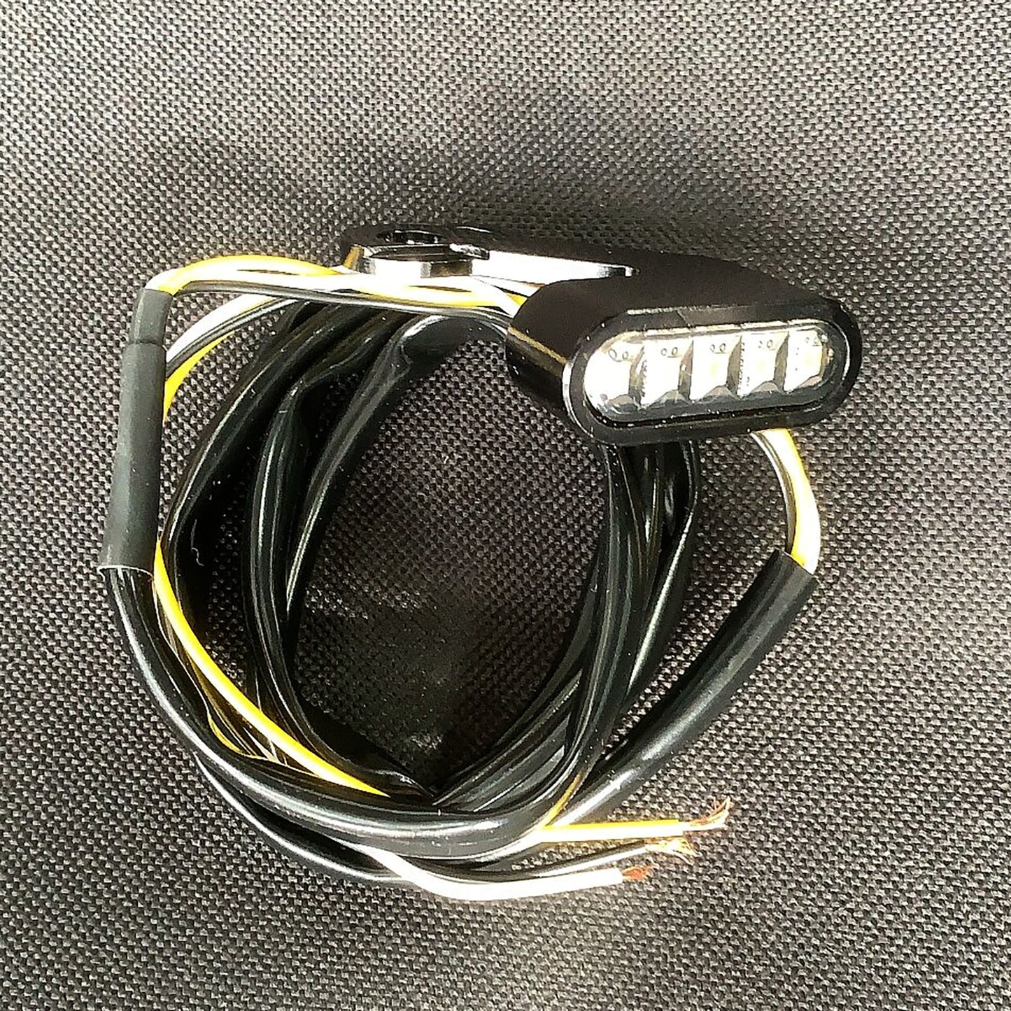 Motorcycle Handlebar LED Mini Turn Signal Indicator Light For Harley Sportster