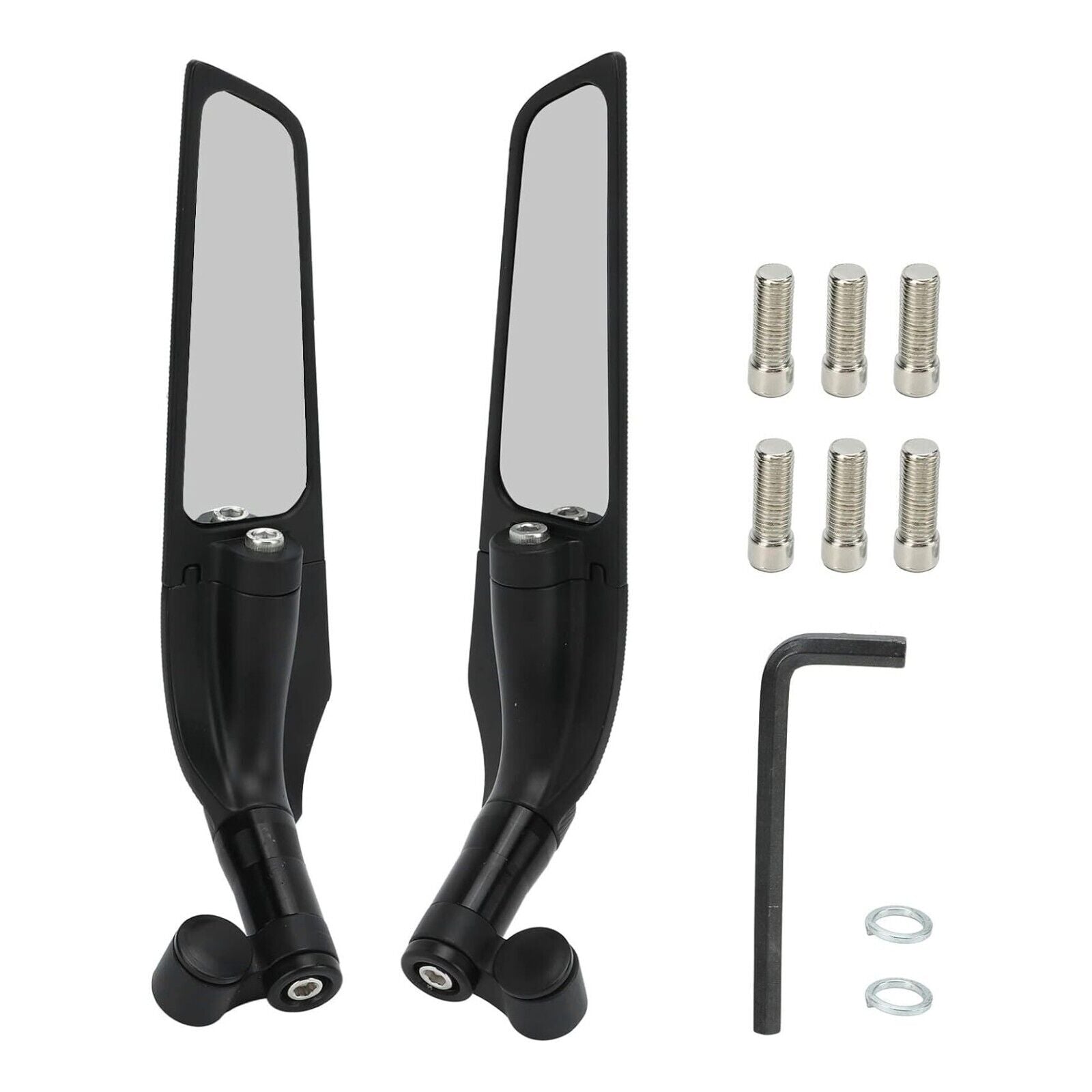 8mm 10mm Rear View Mirrors for Kawasaki Honda Suzuki KTM Motorbike Scooter - TDRMOTO