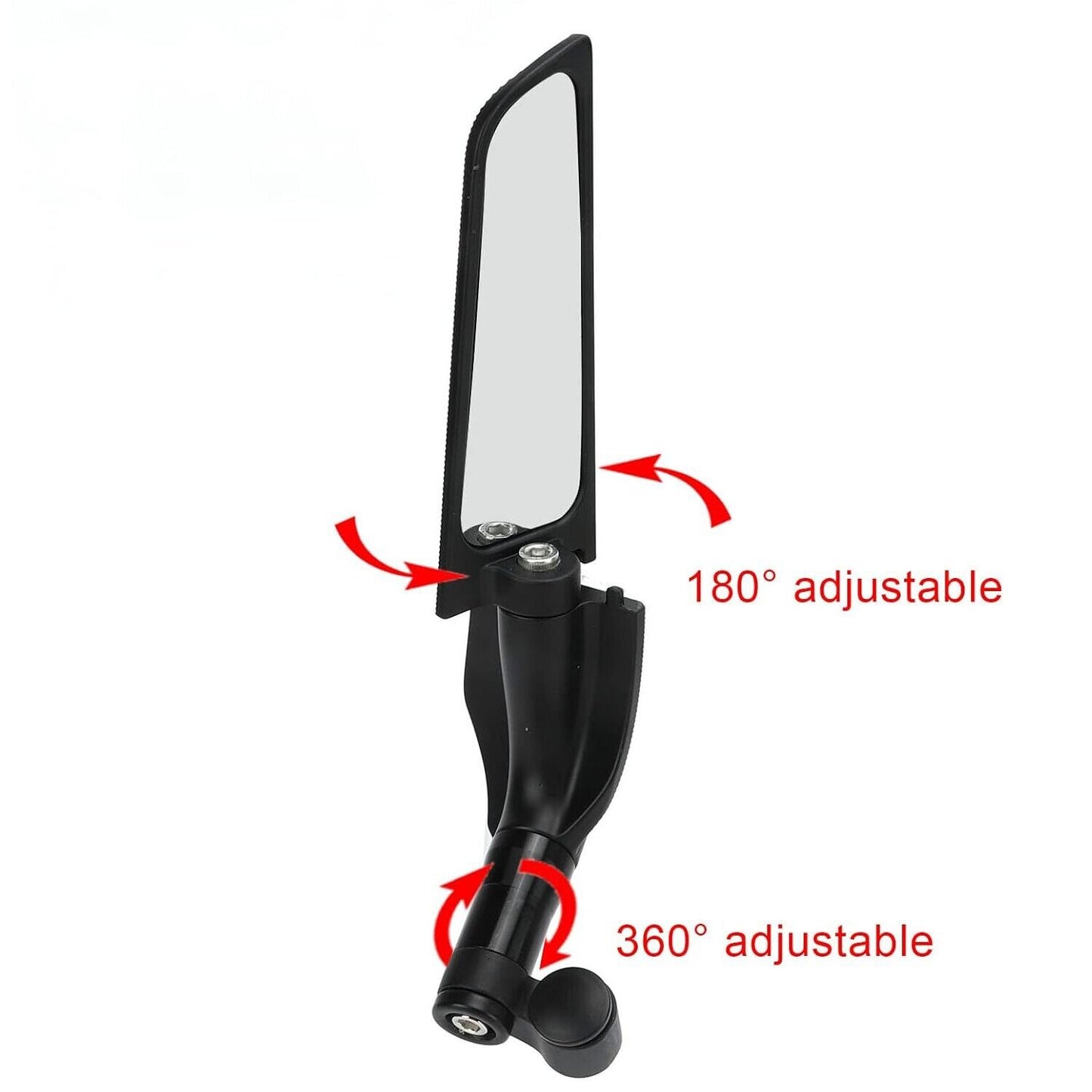 8mm 10mm Rear View Mirrors for Kawasaki Honda Suzuki KTM Motorbike Scooter