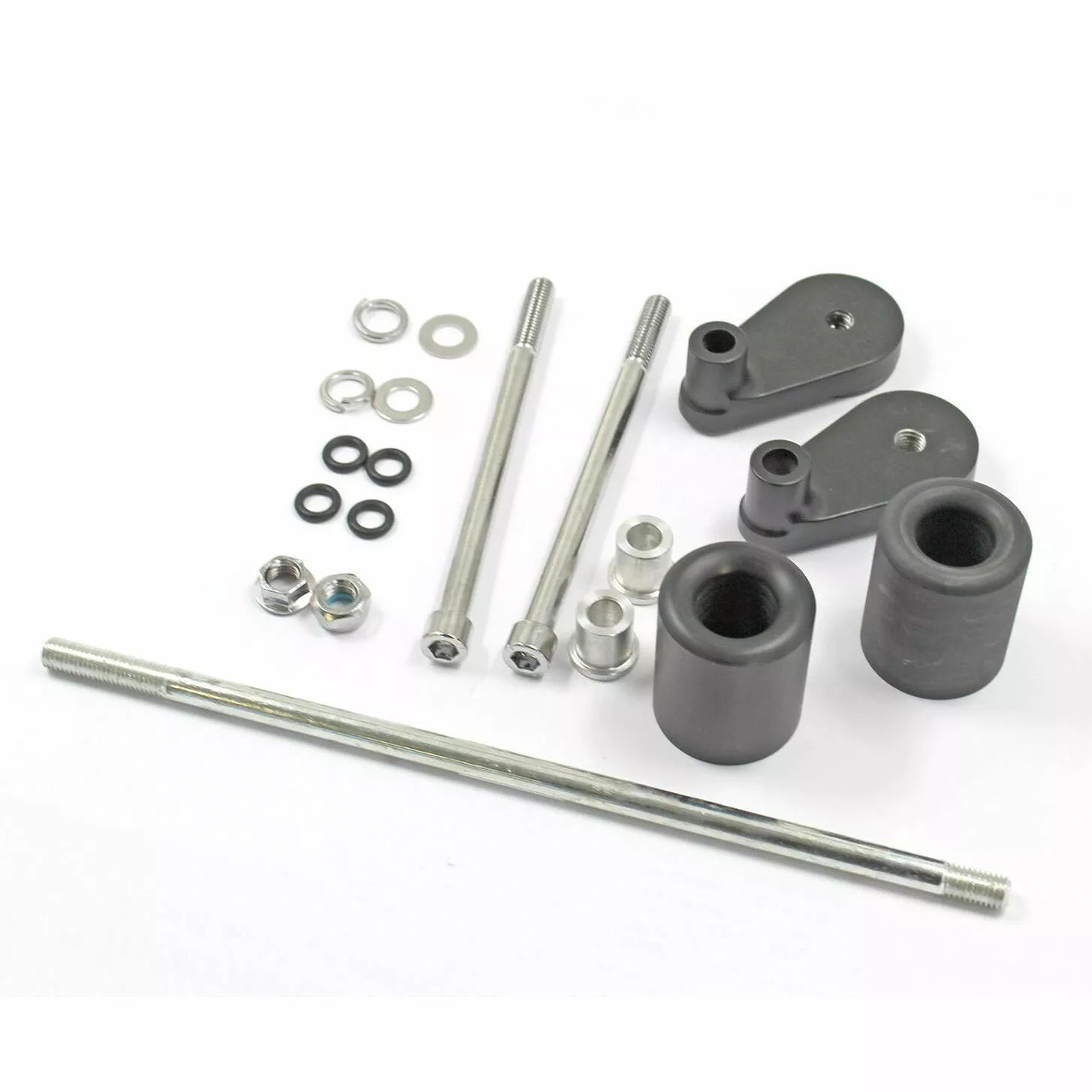 Black Frame Sliders Left & Right for 2008-2012 Kawasaki Ninja 250 EX250 250R - TDRMOTO