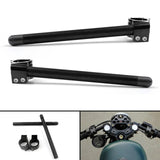 Universal 7/8'' Handlebars Clip-On 51 mm Fitk Tube Motorcycle Fit Cafe Racer - TDRMOTO