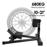 Motorcycle Front Wheel Stand Chock Parking Lock Holder Support - TDRMOTO