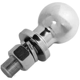 Chrome Tow Ball 3/4" 19mm thread 50mm Ball for Tractors, Quad Bikes Trailers