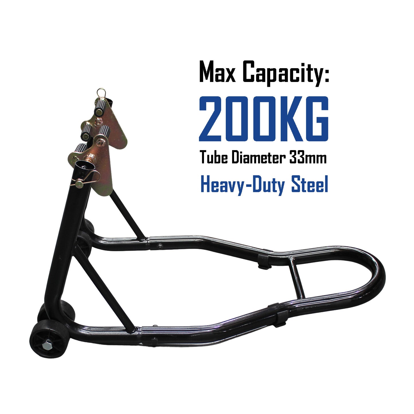 Universal Motorcycle Stand Front Swingarm Lift Spool Pit Dirt Road Bike