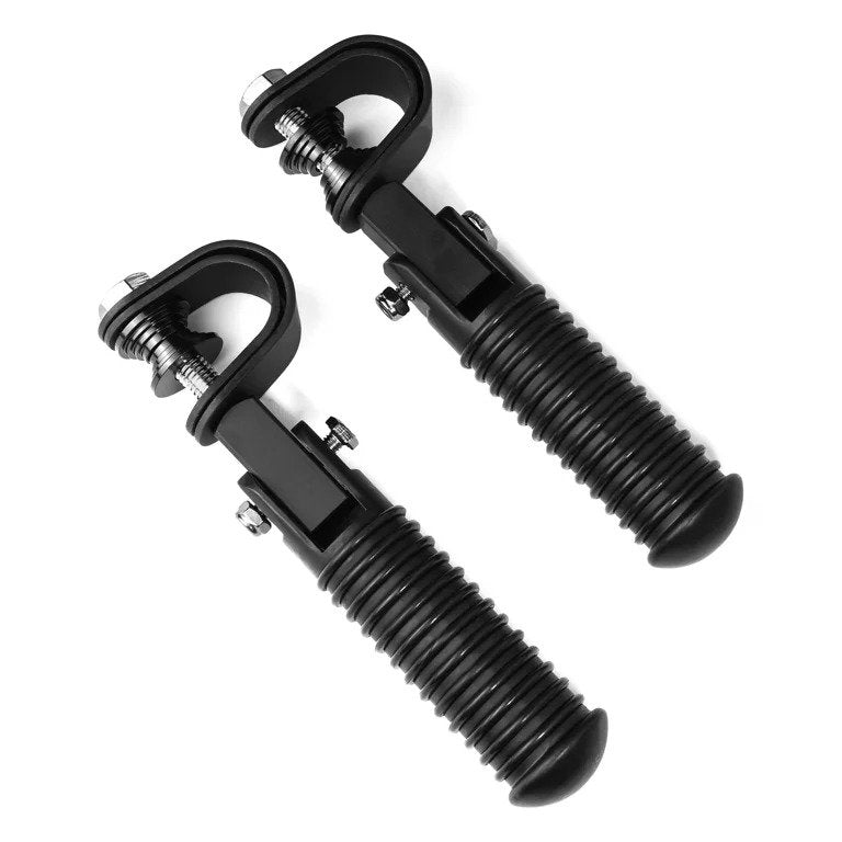 U-Clamp Motorcycle Foot Pegs Rest Highway Engine Crash Bar For Harley 1"~ 1-1/4"