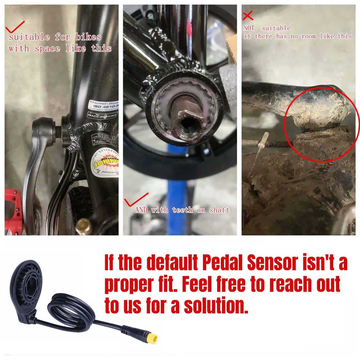 EBike Electric Bike Conversion Kit 750W Rear 27.5'' Wheel + 15A Battery