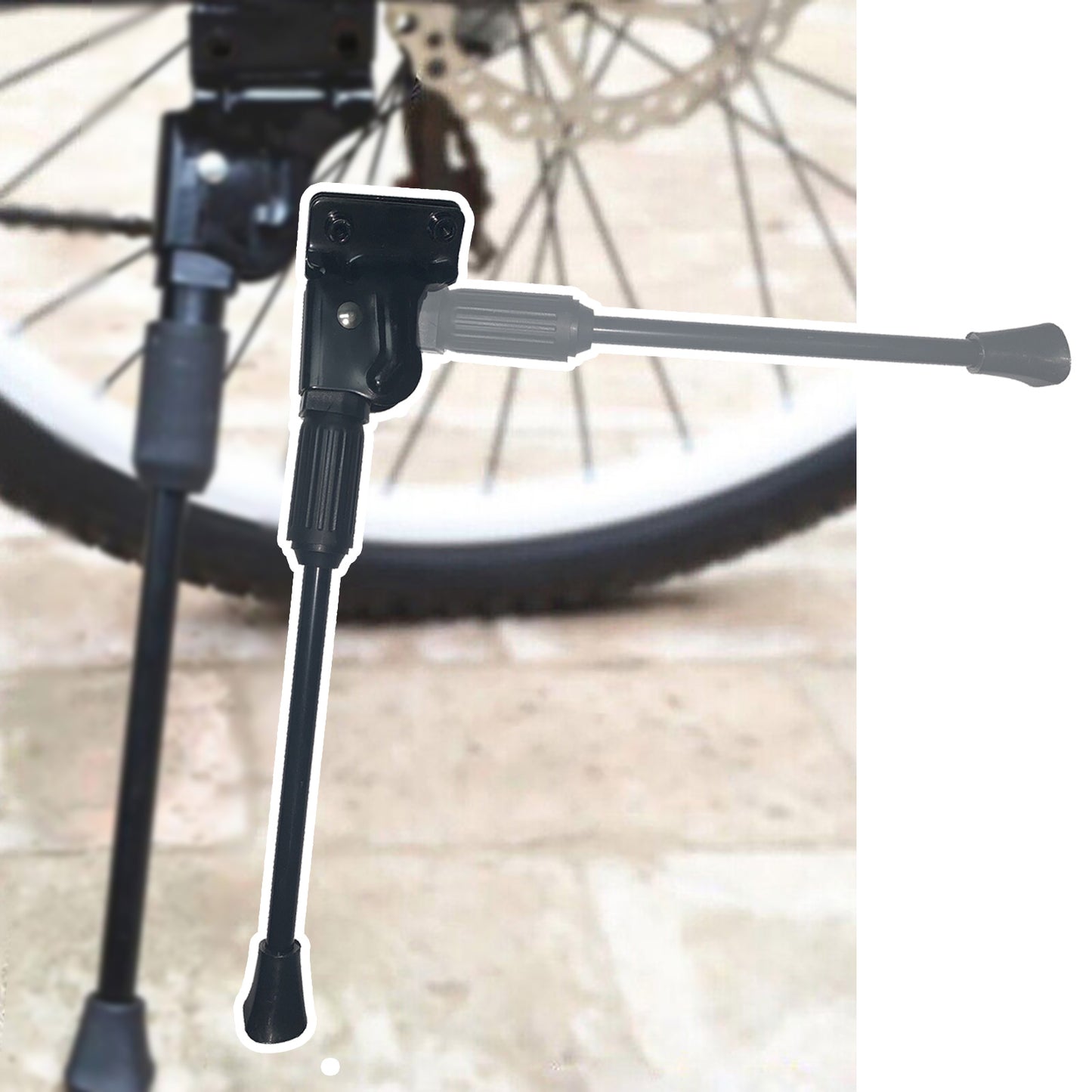 Heavy Duty Kick Stand for Bicycle Mountain Bike Road Bike
