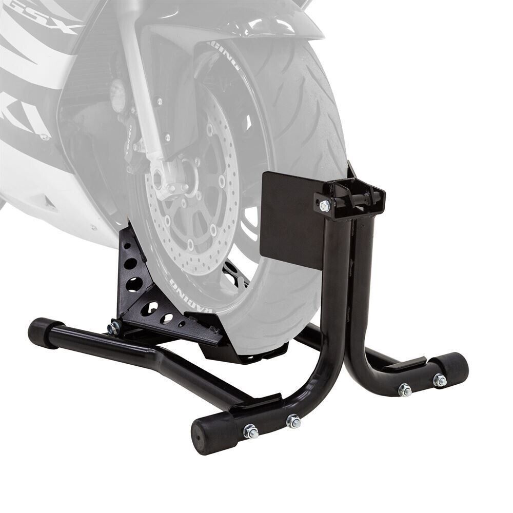 Motorcycle Front Wheel Stand Chock Parking Lock Holder Support