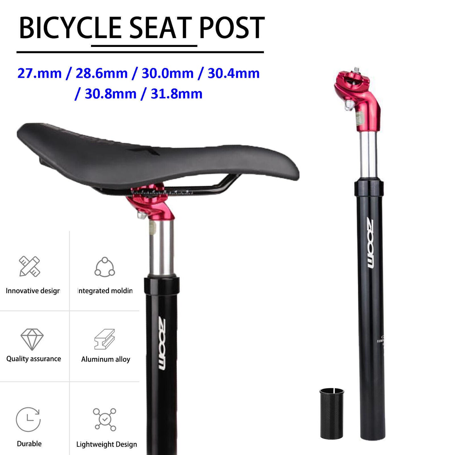 27.2mm Hydraulic Suspension Bicycle Bike Seat Post