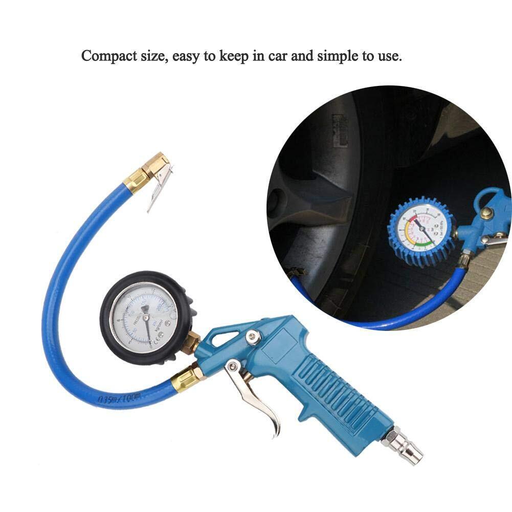 220PSI Premium Tire Inflator with Oil Pressure Gauge