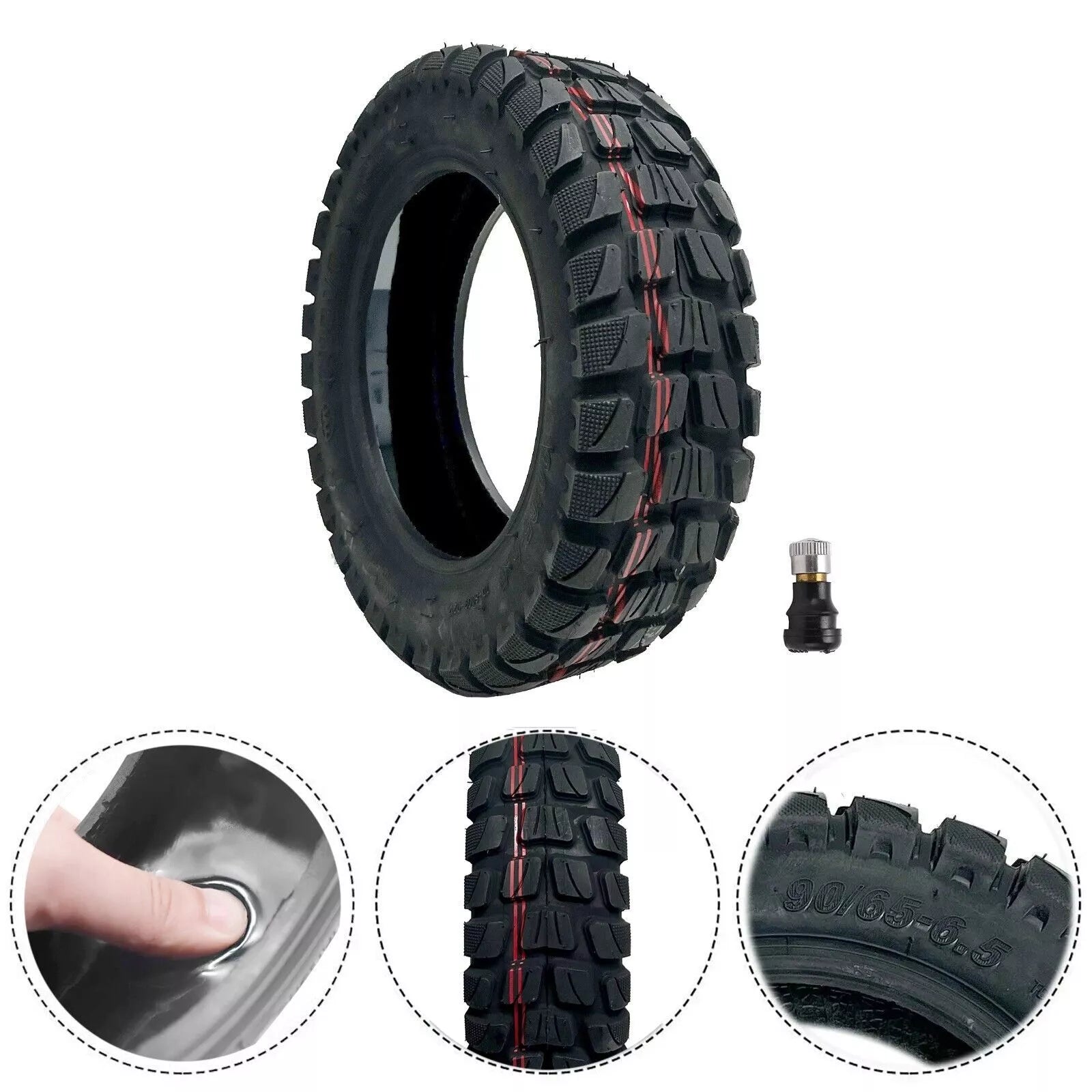 Self-healing Tubeless Tire 11'' 90-65-6.5 90/65-6.5 off road electric scooter Tyre - TDRMOTO