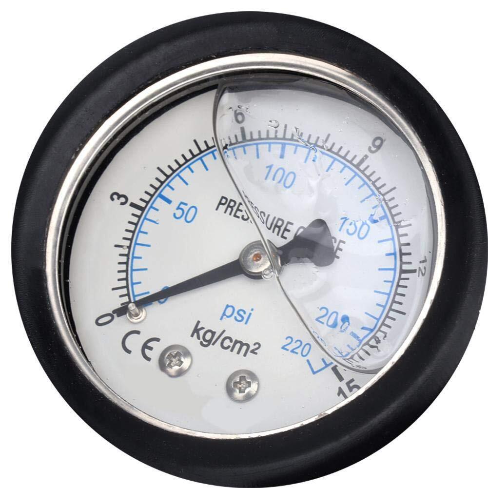 220PSI Premium Tire Inflator with Oil Pressure Gauge