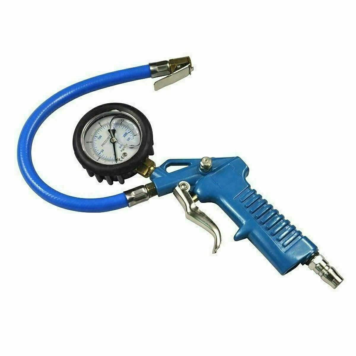 220PSI Premium Tire Inflator with Oil Pressure Gauge