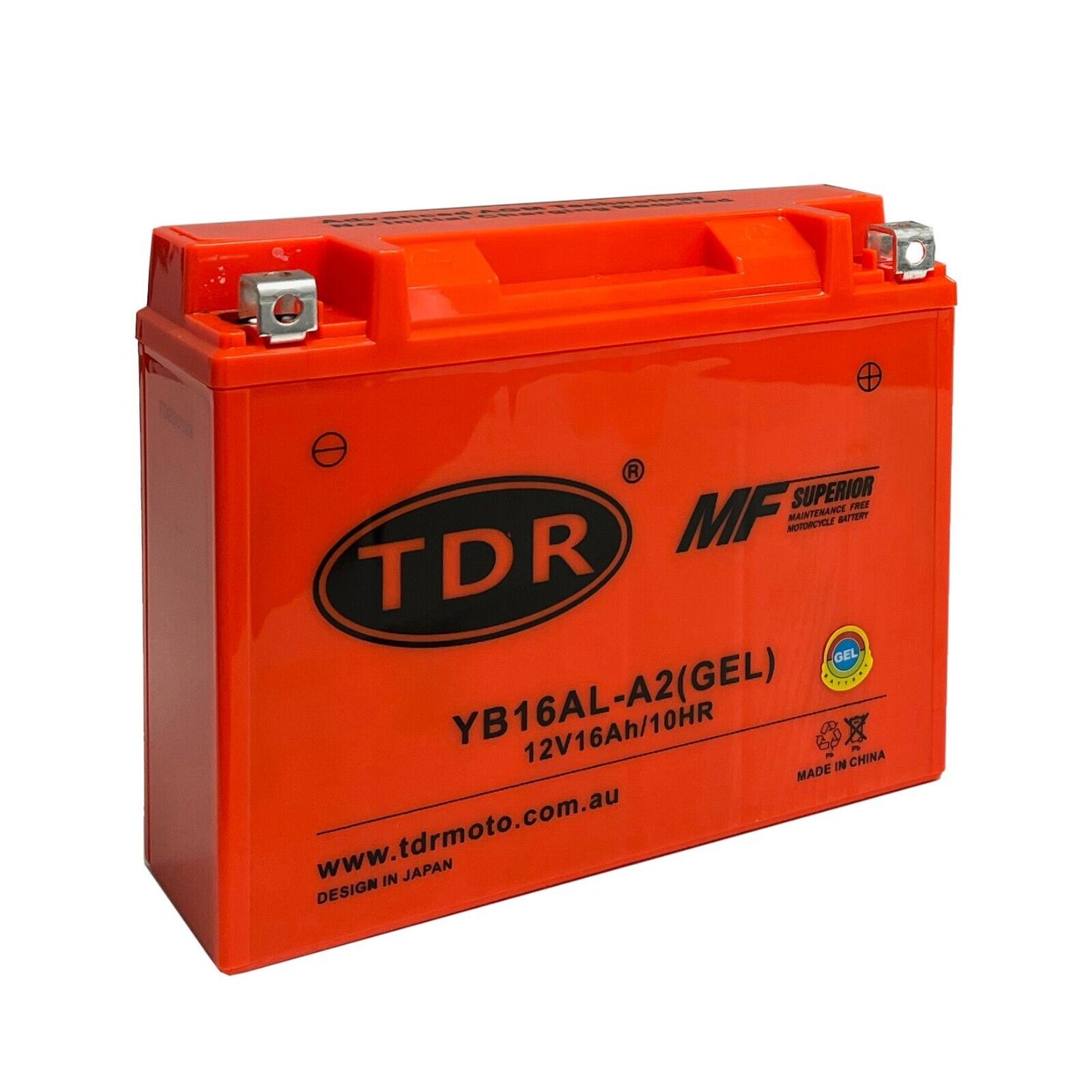 Replacement Battery for 12V16Ah YUASA Ducati 916 Motorcycle Battery YB16AL-A2