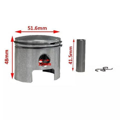 Motorised Bike BT110 110cc Engine Rebuild Kit Cylinder Barrel Piston Ring Kit - TDRMOTO