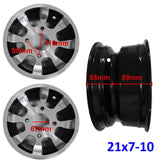 FRONT & REAR 10'' INCH Wheel Alloy Rim - TDRMOTO