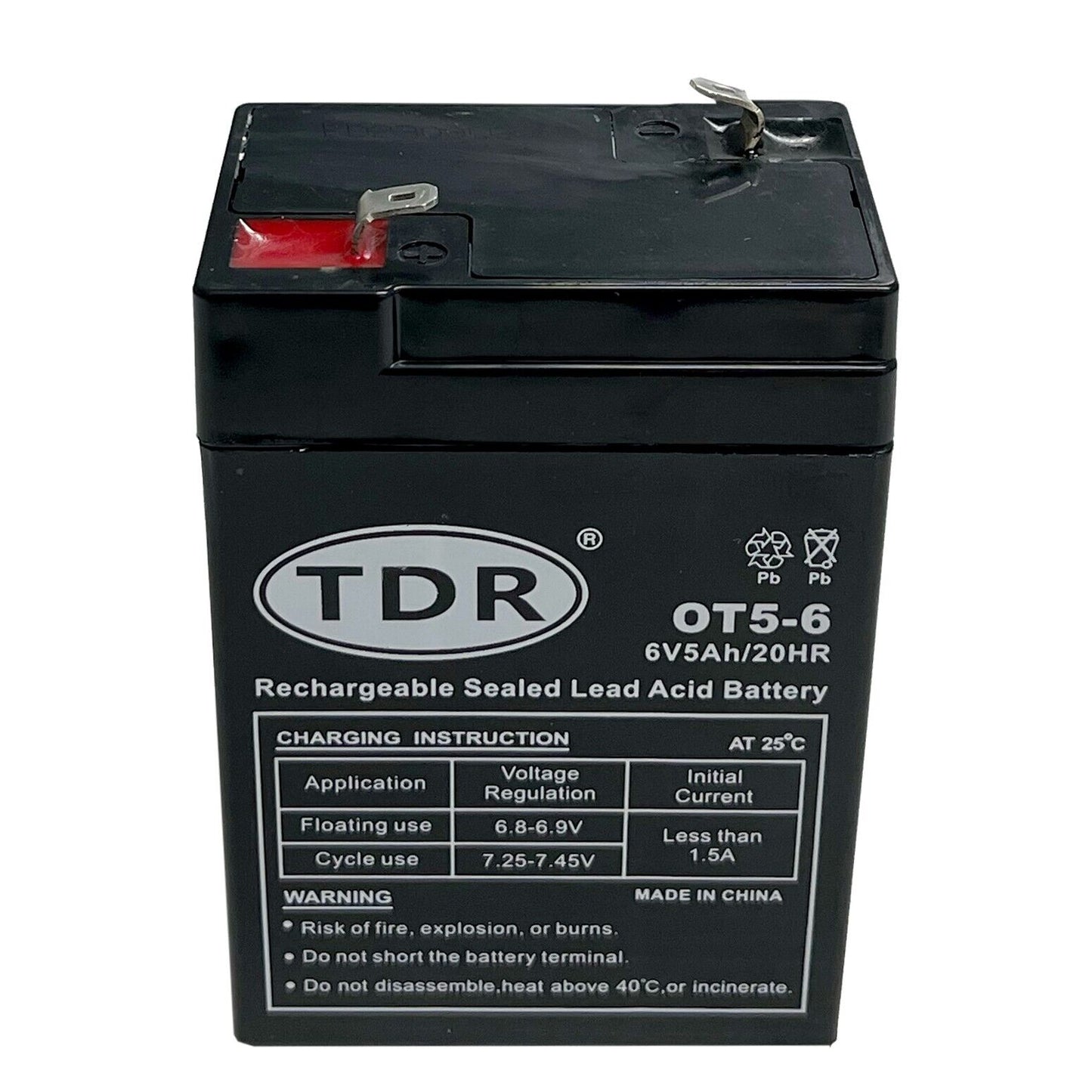 Brand New 6V 5.0AH SLA Rechargeable battery 6volt Sealed Lead 5ah Toy Electric