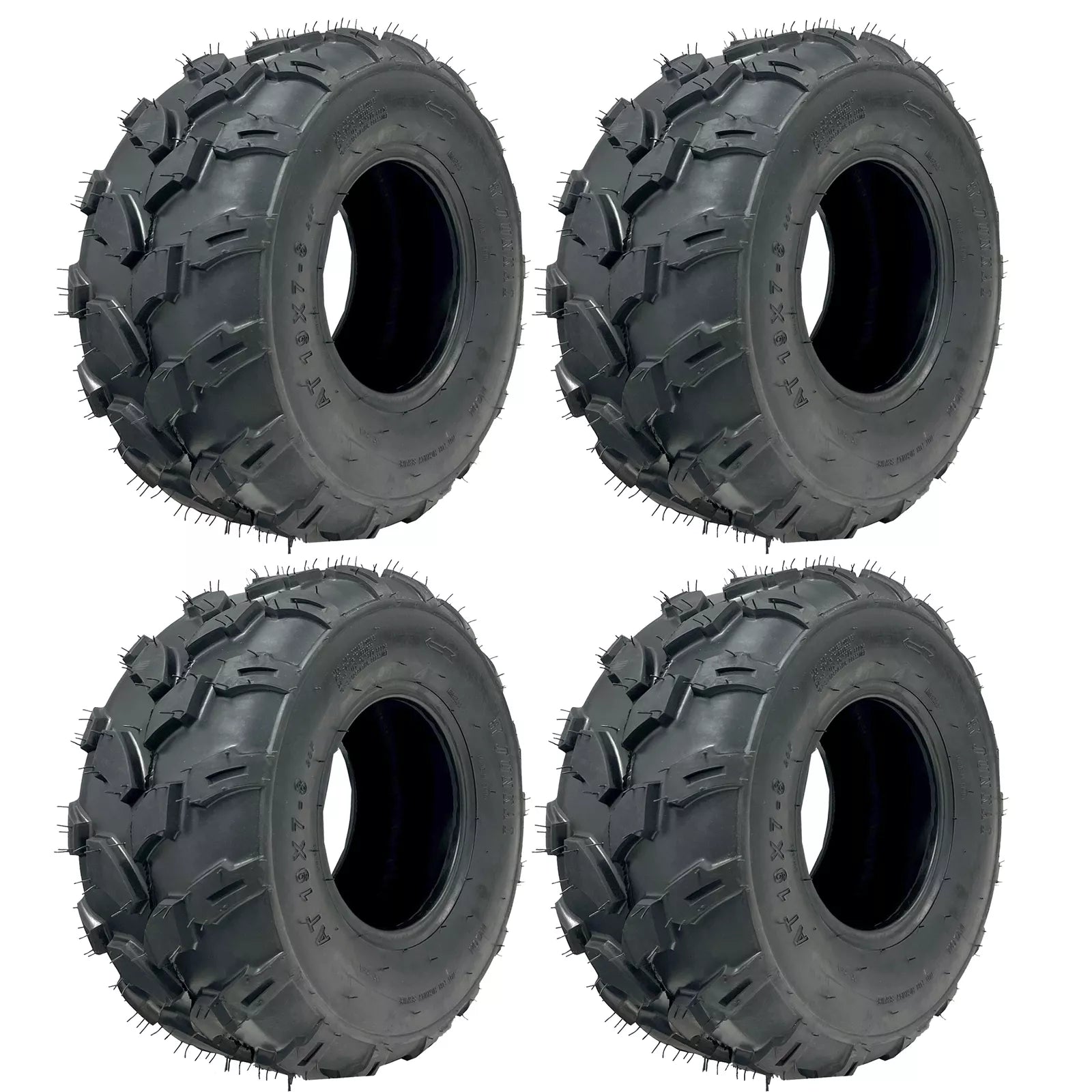 4pcs 19x7-8" 4PR Tyre For ATV Quad Buggy Ride On Mowers 125cc 150cc 200cc 250cc - TDRMOTO