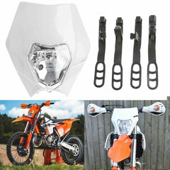 White Rec Reg Head Tail Light kit for Honda CRF150 CRF450X CRF250 Dirt - TDRMOTO
