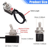 12V Toggle Pre-wire Switch On Off SPDT 12V Car Boat Automotive Motorcycle Marine - TDRMOTO
