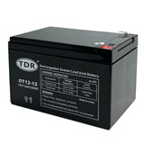 12V 12Ah AGM Deep Cycle Battery SLA Alarm Bike Solar Power Camping Marine Sealed - TDRMOTO