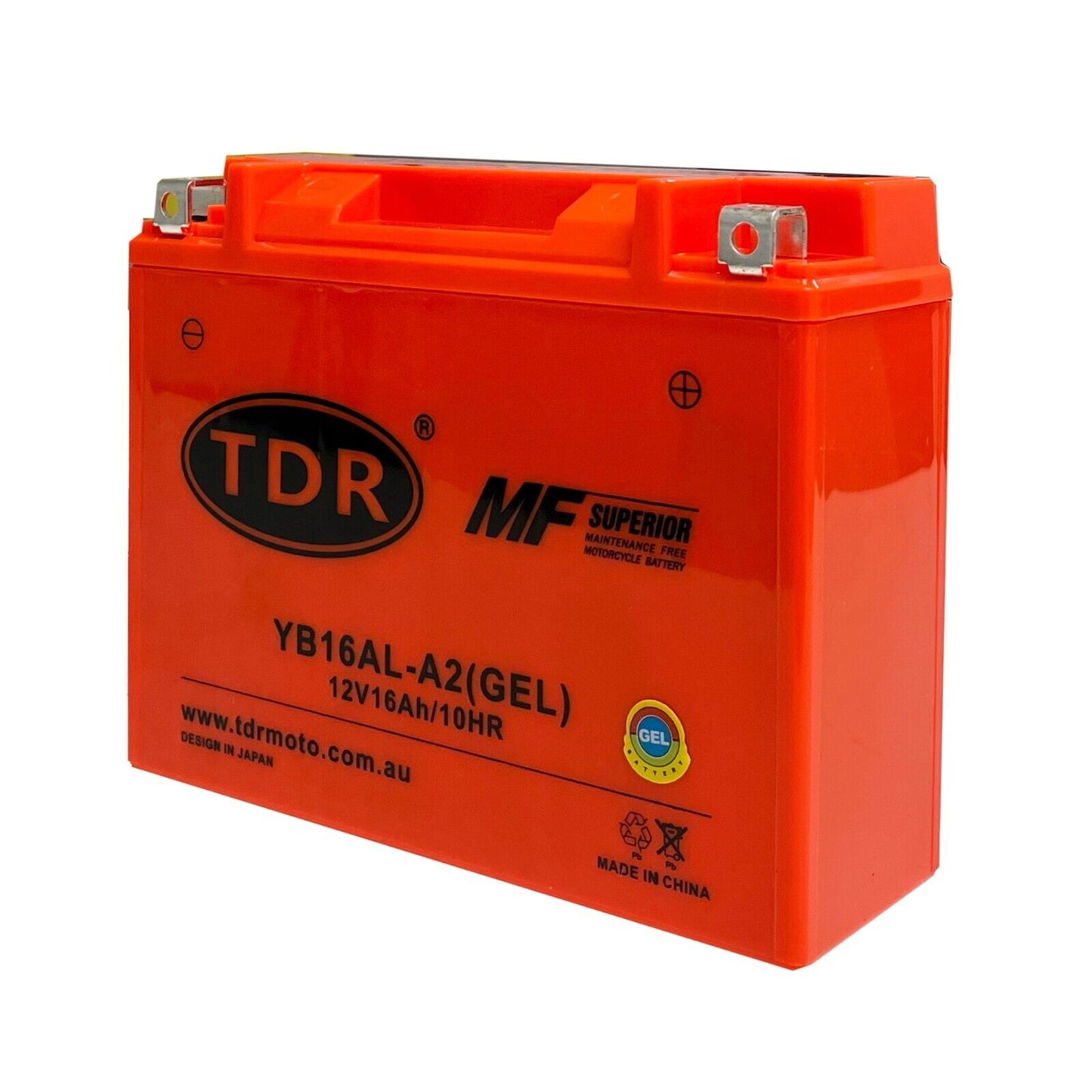Replacement Battery for 12V16Ah YUASA Ducati 916 Motorcycle Battery YB16AL-A2