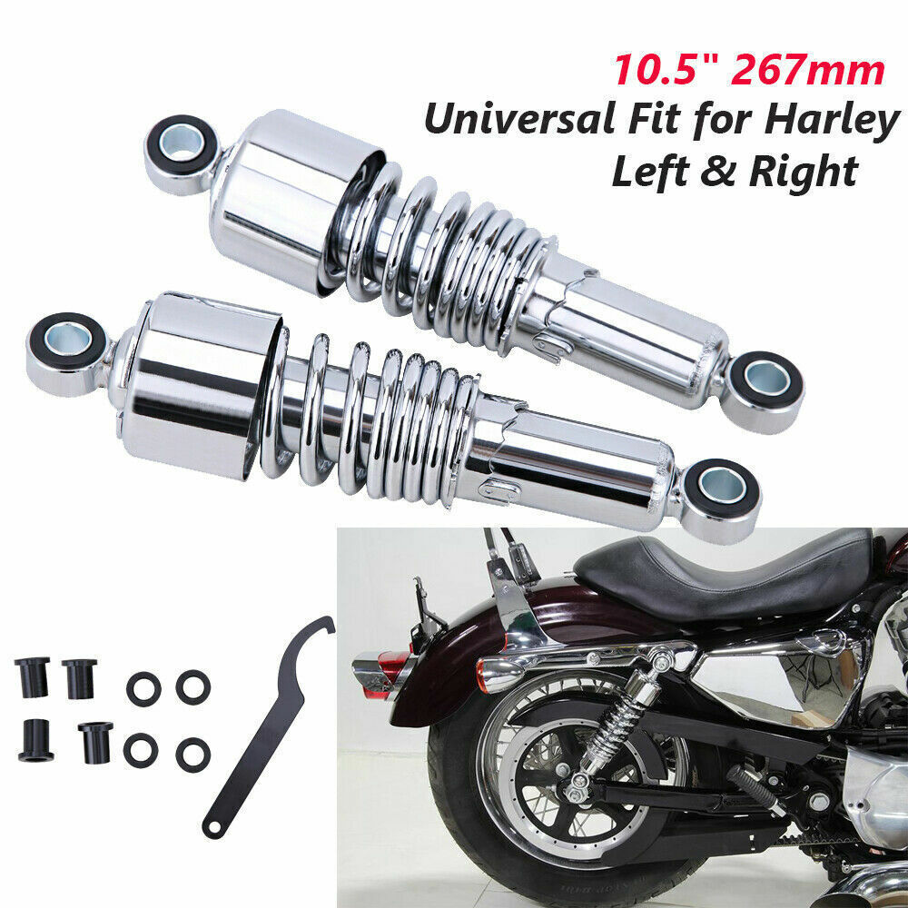 267mm Rear Shock Absorber Suspension For Suzuki Harley Davidson Sportster 883 1200