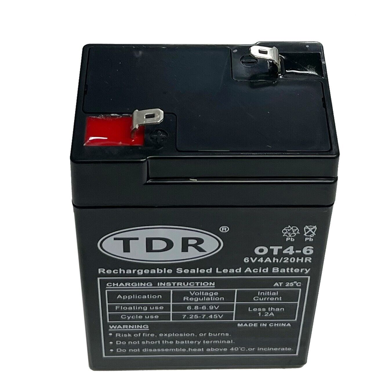 6V 4.5Ah SLA Battery to suit Rechargeable Fans & Power Packs