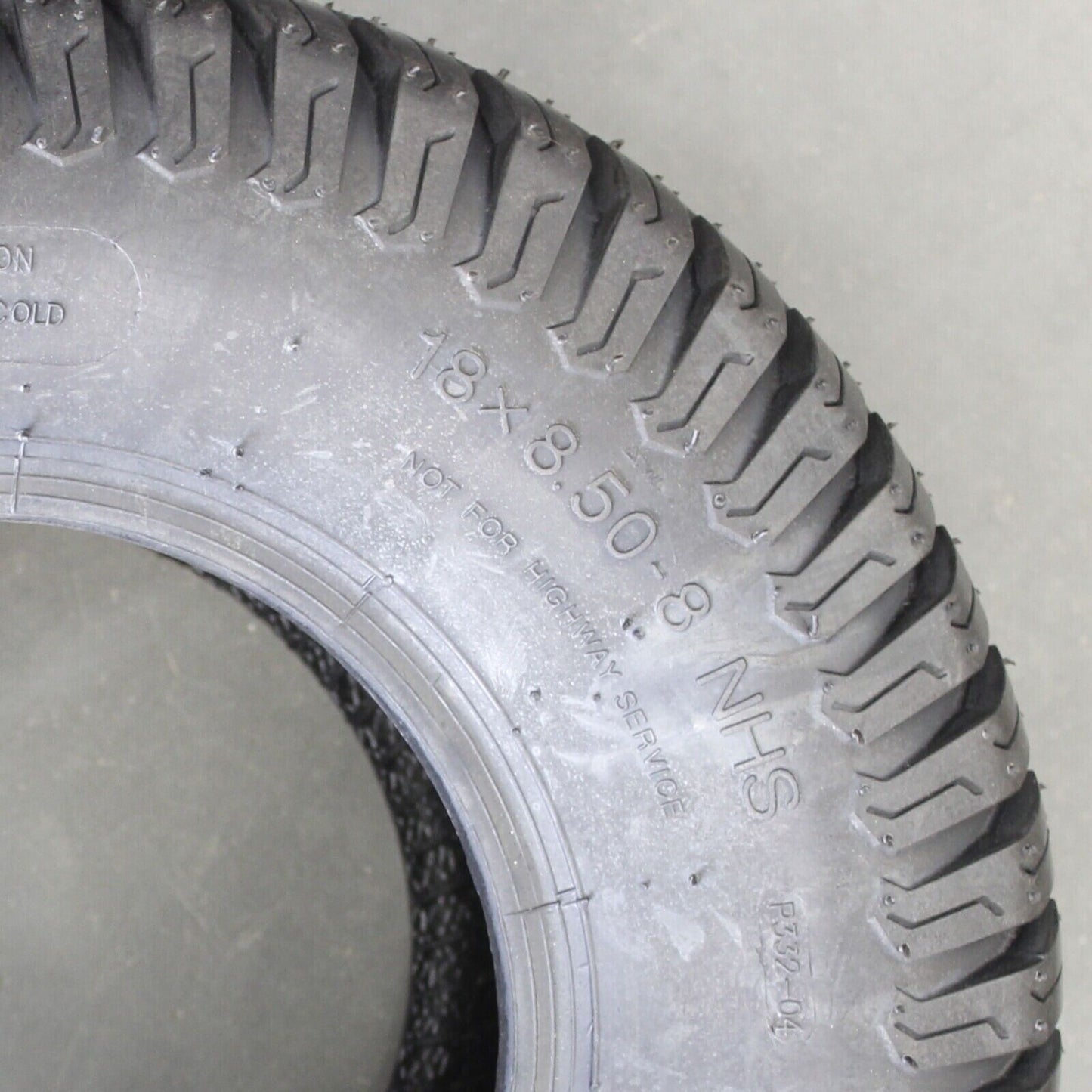 2PCS 18 X 8.50 - 8" TYRES 4PLY suit RIDE ON MOWERS/GOLF CARTS/MINI DIGGERS