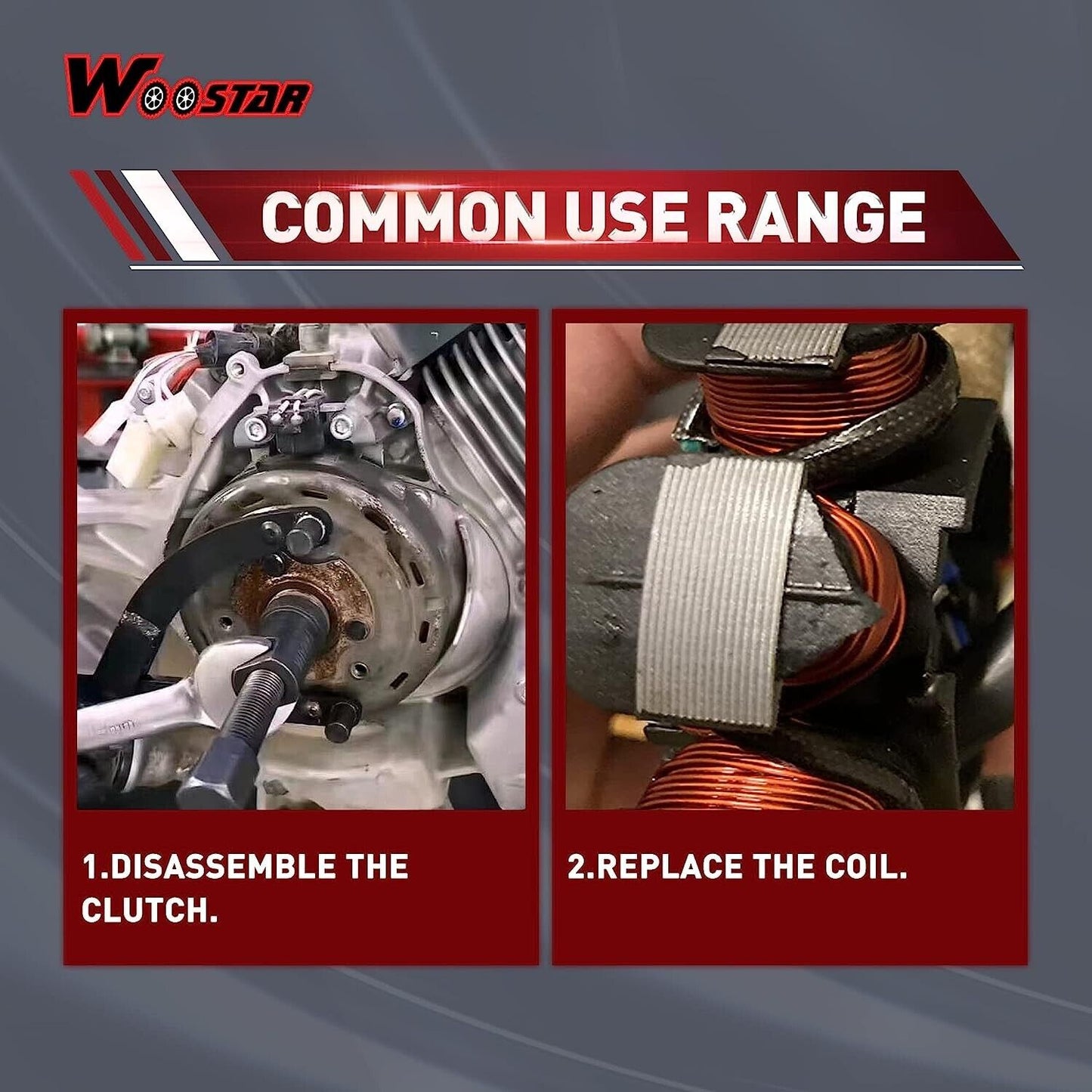 24mm 27mm Flywheel Stator Magneto Puller for GY6 Scooter ATV M24 M27