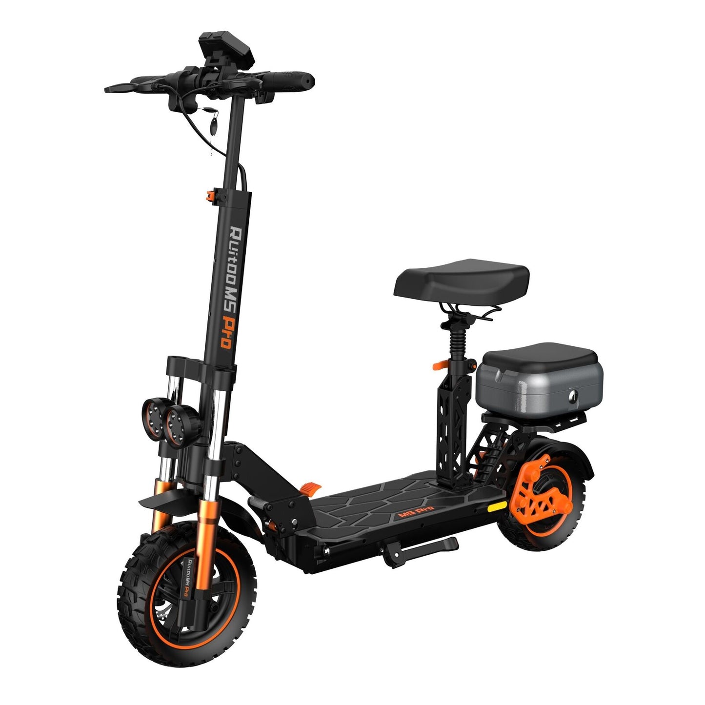 Ruitoo M5 Pro Electric Scooter, 1200W Foldable Seat IPX4 Max 70km