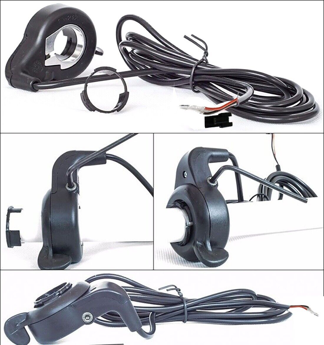 24-72V E-Bike Thumb Throttle (Wide Voltage Range Universal) For Ebike Conversion