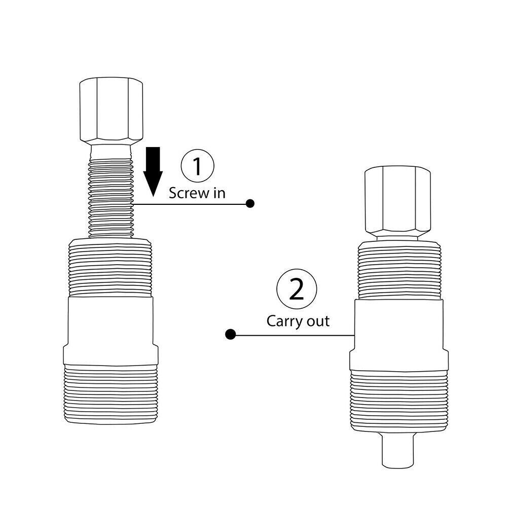 24mm 27mm Flywheel Stator Magneto Puller for GY6 Scooter ATV M24 M27